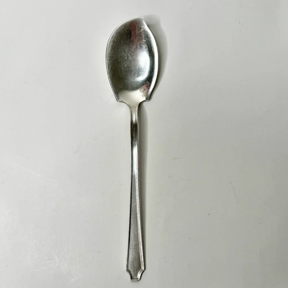 Vintage 1847 Rogers Bros Ancestral Silverplate JELLY SERVER 7” Rare 1‎ Spoon